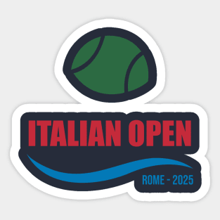 Italian Open 2025 For Tennis Lover Sticker